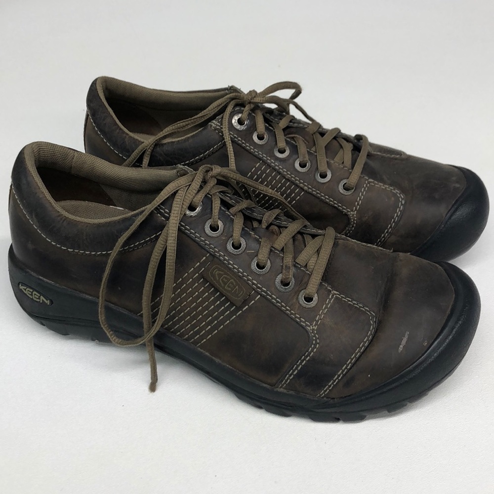 Keen Men's Austin Leather Lace Up Loafers 10.5